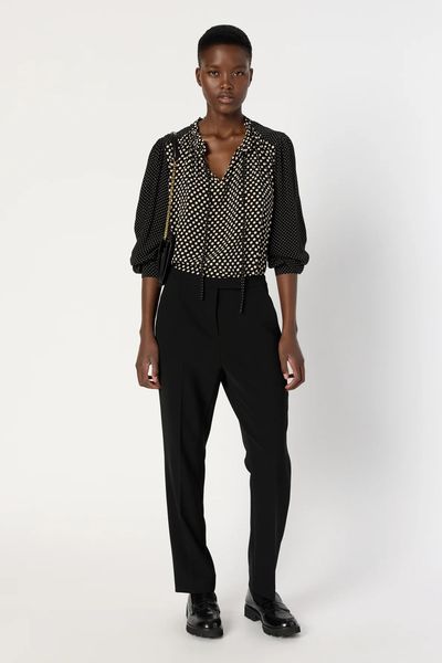 Alternative view of Bluza fina cu print buline ARIELLE
