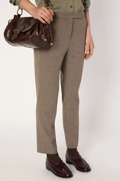 Alternative view of Pantaloni drepti cu spate elastic CELIA
