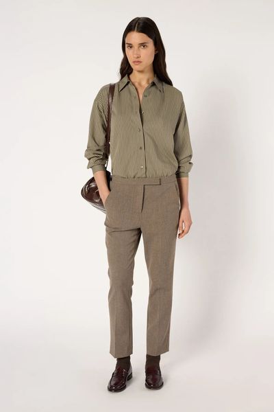 Pantaloni drepti cu spate elastic CELIA