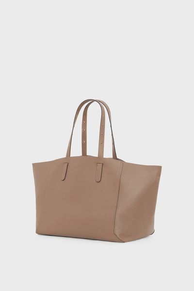 Geanta tote din piele metalizata in interior SIMPLE 2 - imagine 3