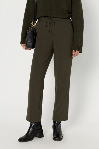 Alternative view of Pantaloni drepti cu spate elastic CLARAEL