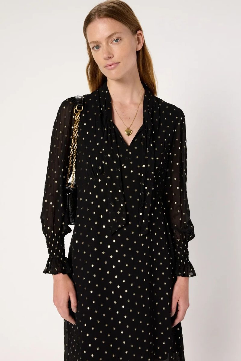 Alternative view of Rochie din material fin de sifon LAURE